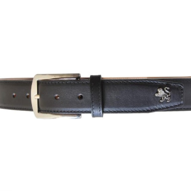 Pratesi BNE003 - Belt in cow leather Bruce Black