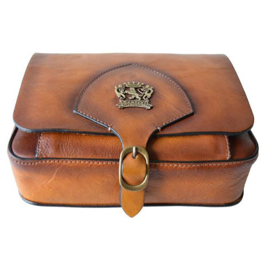 Pratesi BVE530 - Mandri Cross Body Bag in cow leather Mandri Green