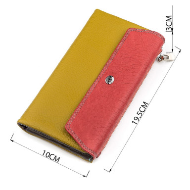 Кошелек женский ST Leather 18407 (SB42-2) вместительный Розовый