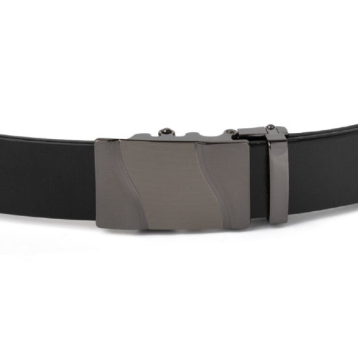 Замшевий чоловічий ремінь Vintage 20715 Сірий