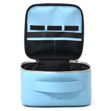 Beauty case, leather cosmetic bag, organizer for cosmetics TARWA GK-1001-4lx