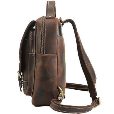 Large leather backpack Tid5111FL Tiding