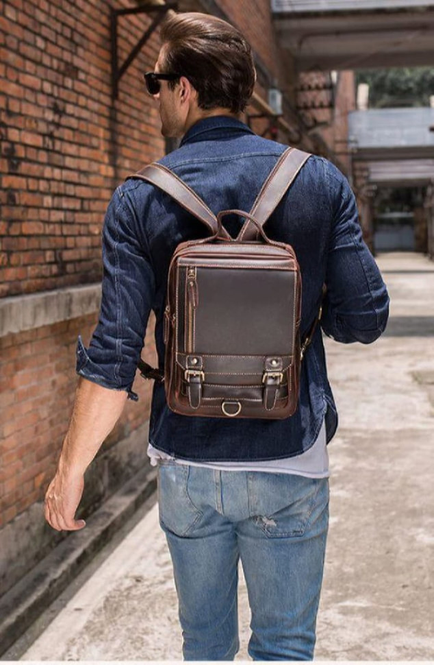 Шкіряний рюкзак збільшений Tid5111FL Tiding