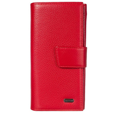 Кошелек женcкий кожаный CANPEL 700-172 красный флотар