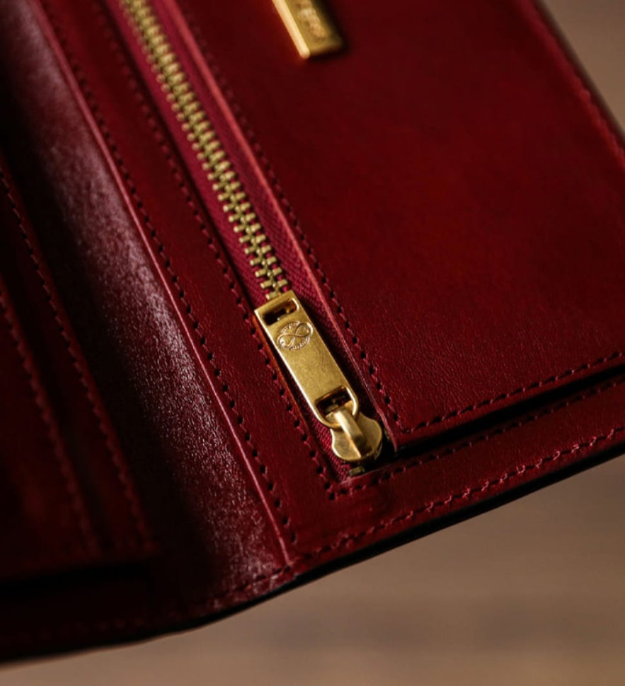 A Coat Wallet for Women - The Periodic Table - Red color - Time Resistance 5241601W