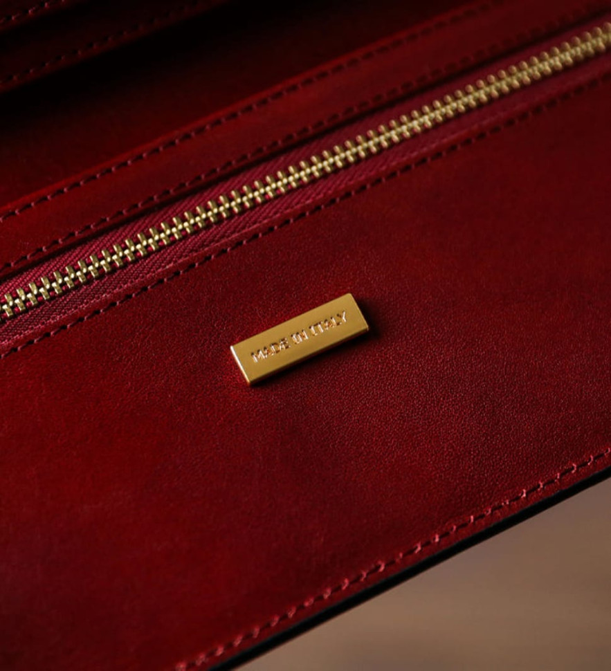 A Coat Wallet for Women - The Periodic Table - Red color - Time Resistance 5241601W