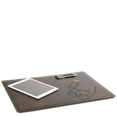 Premium Office Set Leather desk pad, mouse pad and valet tray Tuscany TL142088