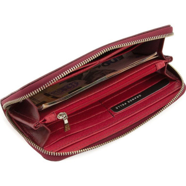 Zip wallet Grande Pelle Serpente 532661 glossy leather burgundy