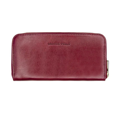 Zip wallet Grande Pelle Serpente 532661 glossy leather burgundy