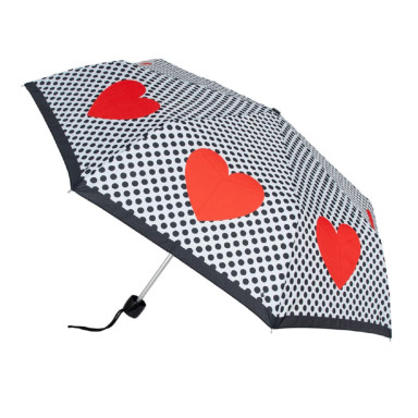Парасоля жіноча Fulton L354-041697 Minilite-2 Love Heart Spot (Серця)