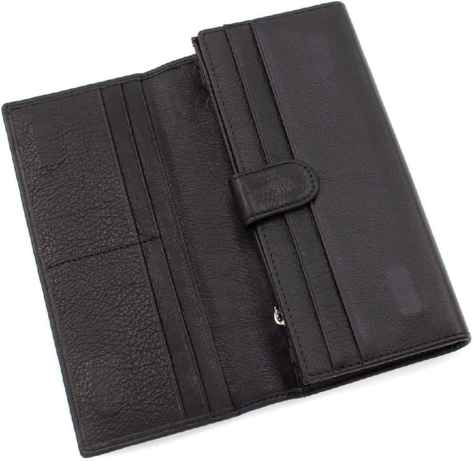 Black women`s leather wallet with magnets MARCO COVERNA Mc1415-1