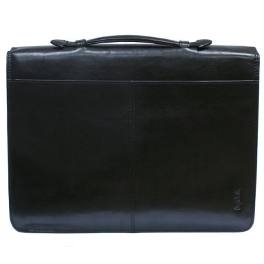 Шкіряний портфель Italico 8091 nero чорний