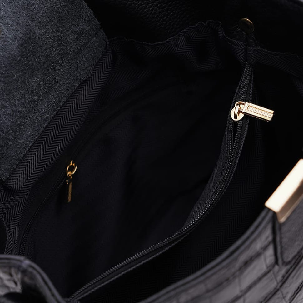 Жіноча шкіряна сумка Keizer K1KD733rep-black