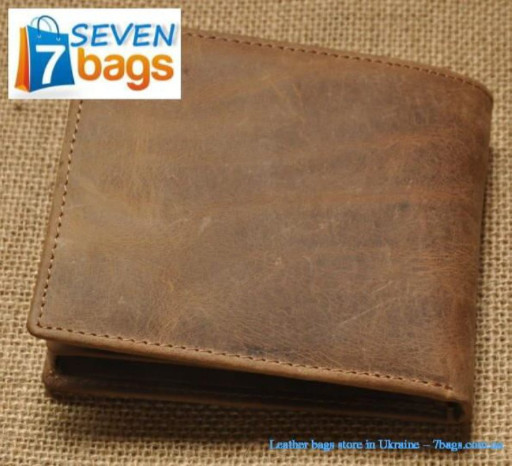 Чоловіче портмоне з вінтажній міцної шкіри