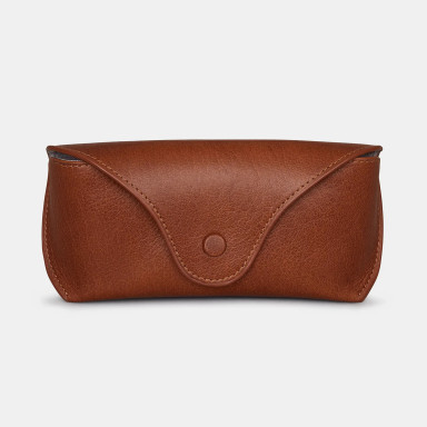 Leather Case for Yoshi Y4310 Atlantic Glasses (Brown)