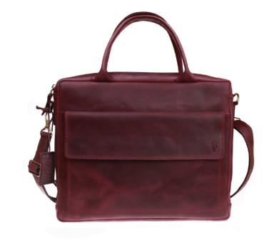 Large leather document bag A4 Sullivan 742-12-1(45)