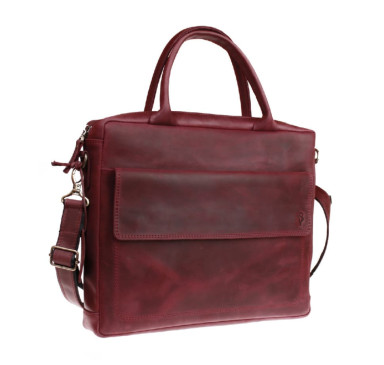 Large leather document bag A4 Sullivan 742-12-1(45)