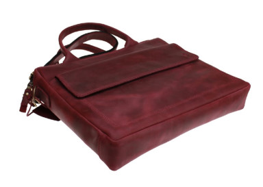 Large leather document bag A4 Sullivan 742-12-1(45)