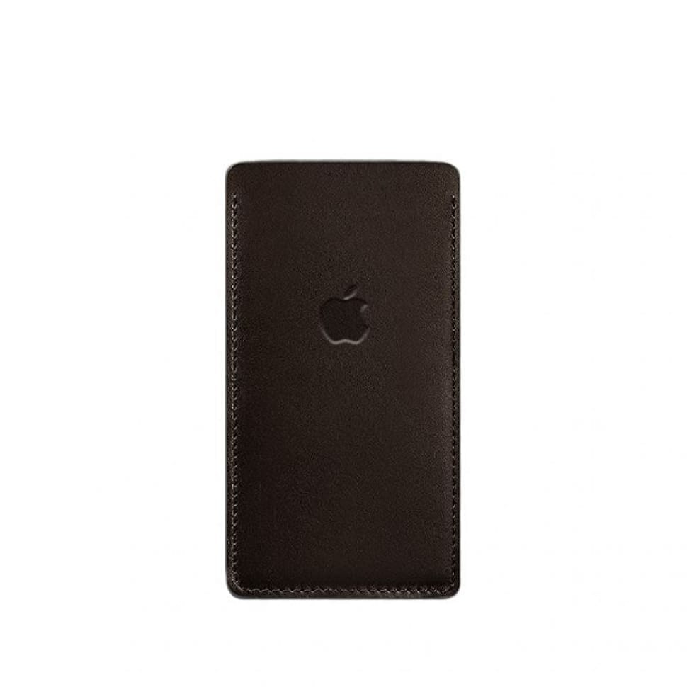 Шкіряний чохол для iPhone 13 Темно-коричневий Краст