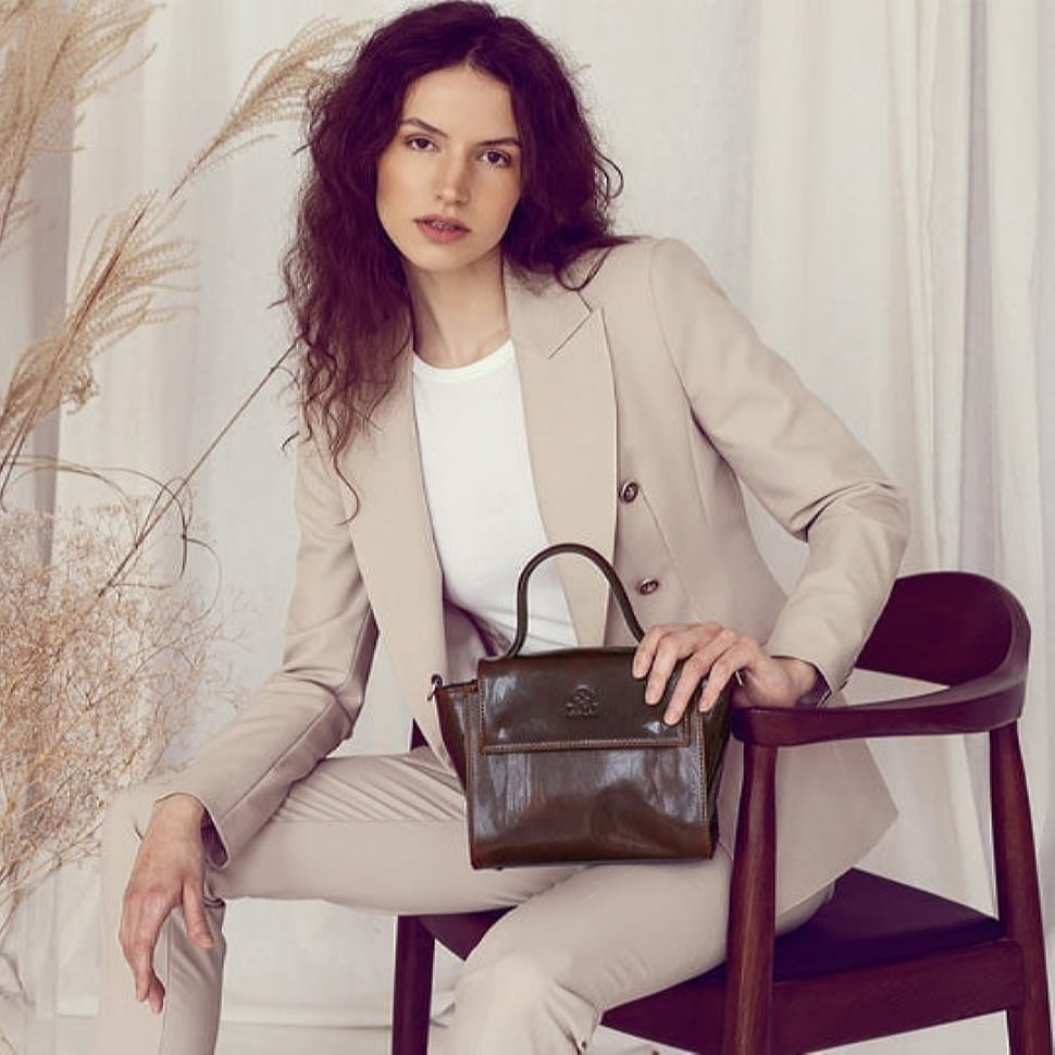 Жіноча шкіряна гаманець - Бог маленьких речей - Браун