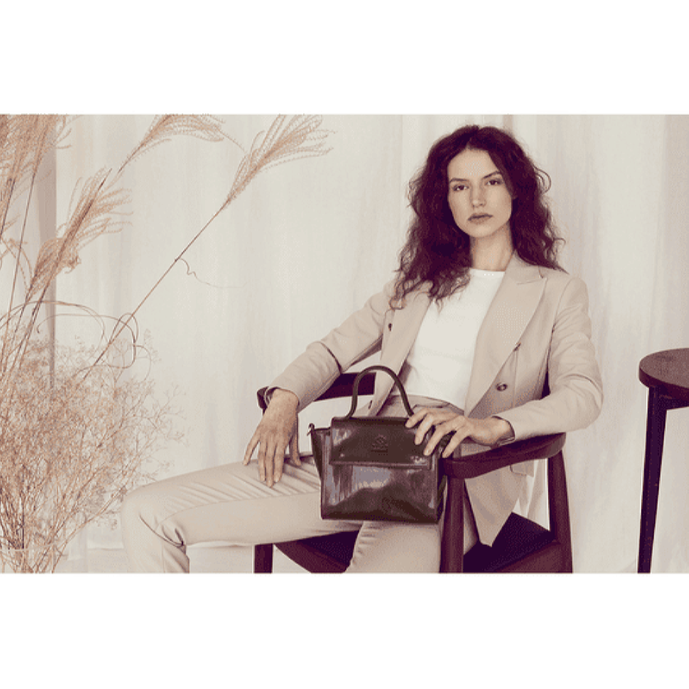 Жіноча шкіряна гаманець - Бог маленьких речей - Браун