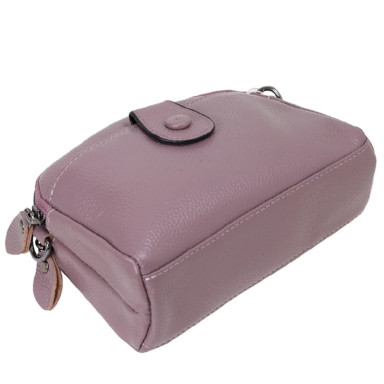 Сумка жіноча з натуральної шкіри MB44491purple