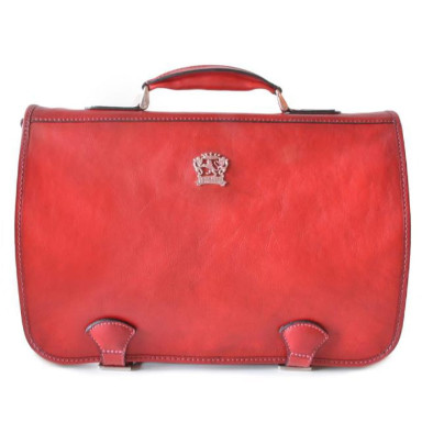 Pratesi BCL610 - Business Bag Secchieta in cow leather Bruce Cherry