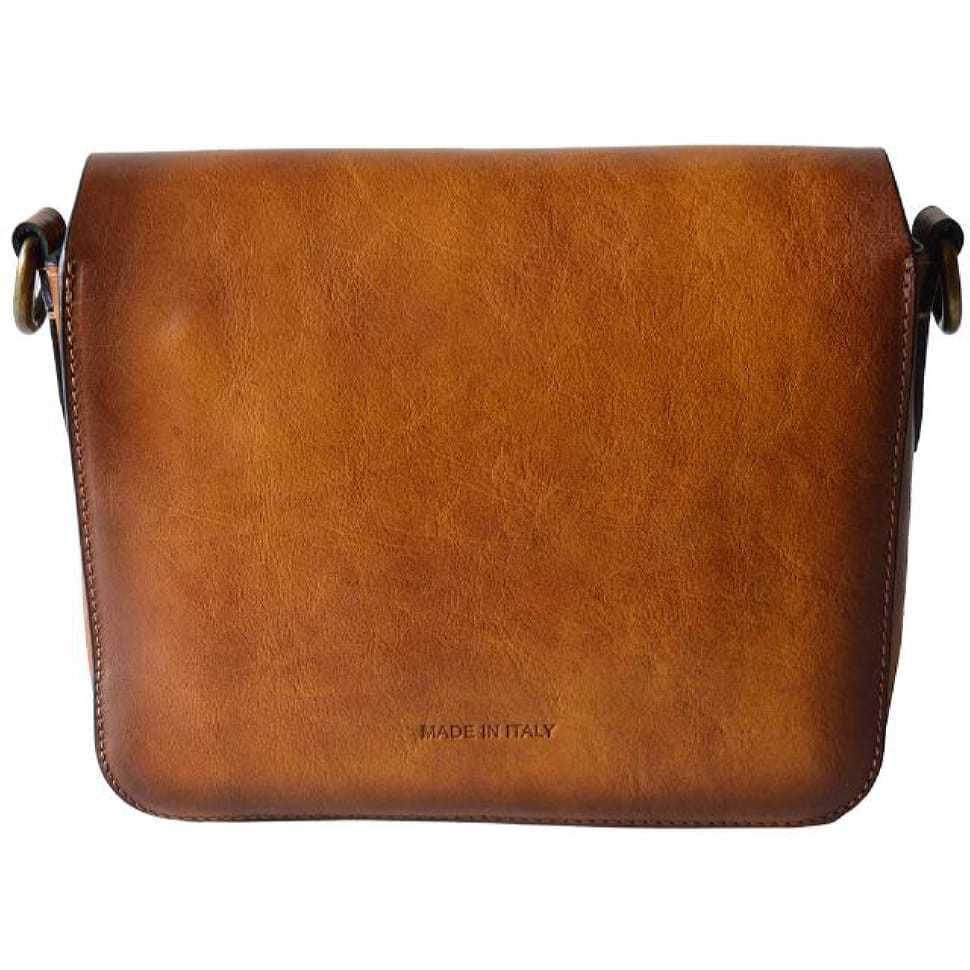 Pratesi BPA530 - Mandri Cross Body Bag in cowhide leather Mandri White