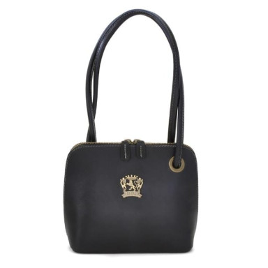 Pratesi BNE468 - Roccastrada Woman Bag in cowhide leather Bruce Black
