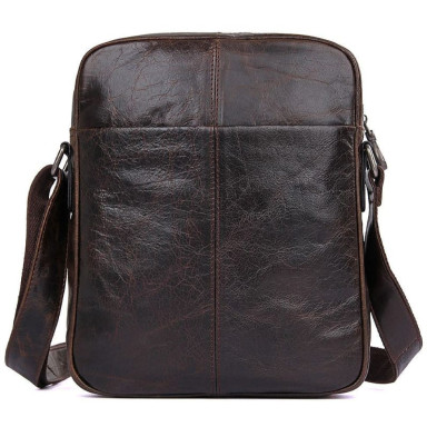 Men's shoulder bag John McDee 1008Q, genuine leather