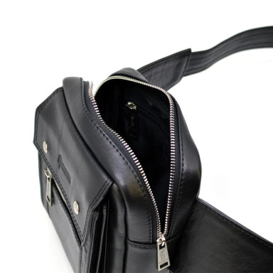 Men's leather belt bag GA-7777-4lx TARWA made of Nappa leather