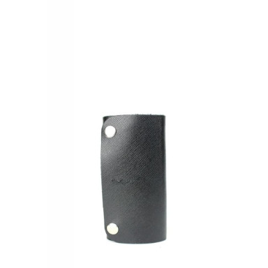 Leather key holder Key Keeper black saffiano