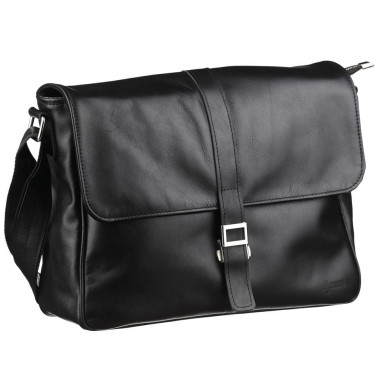 Leather men's shoulder bag with valve TARWA GA-1046-3md