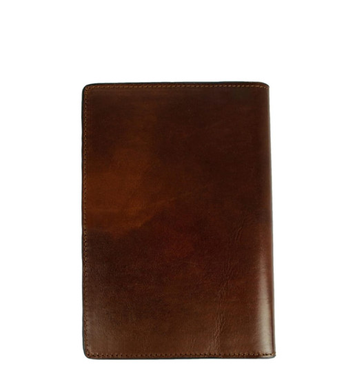 Маленька шкіряна обкладинка для паспорта для жінок - Gulliver's Travels - Коричневий колір - Time Resistance 5200301W