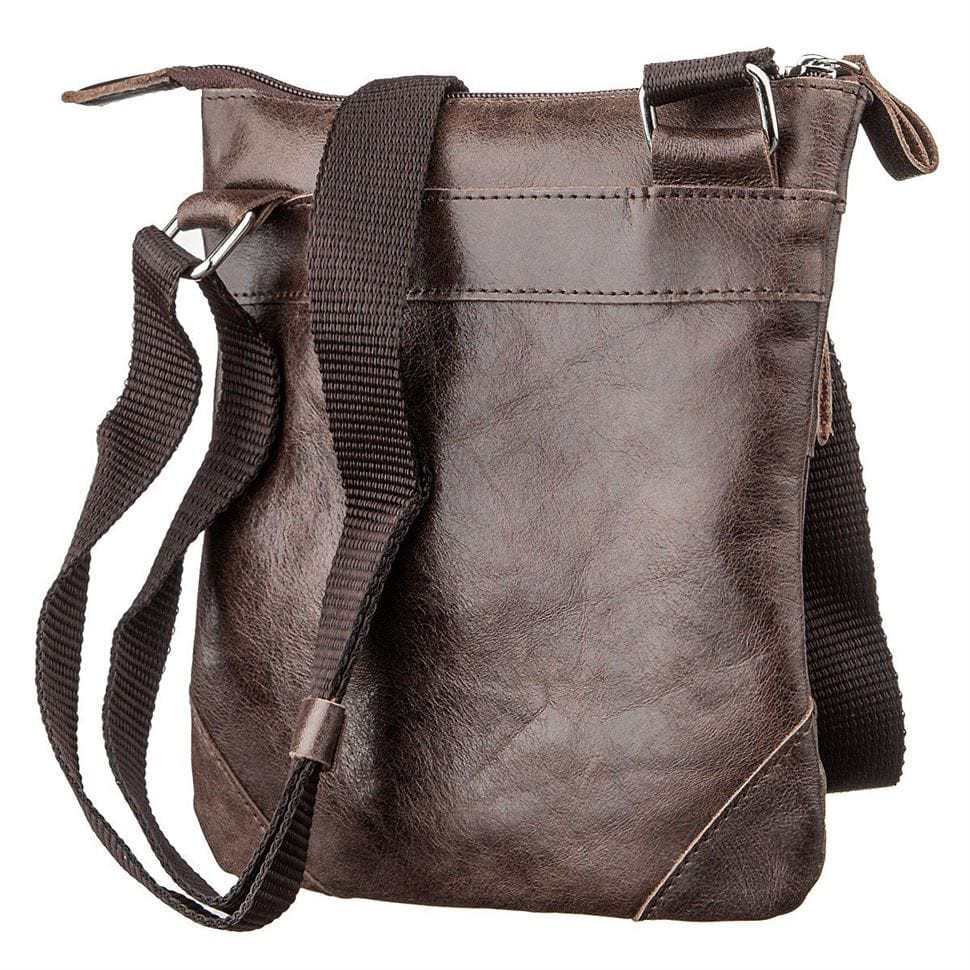SHVIGEL 11136 genuine leather bag Brown
