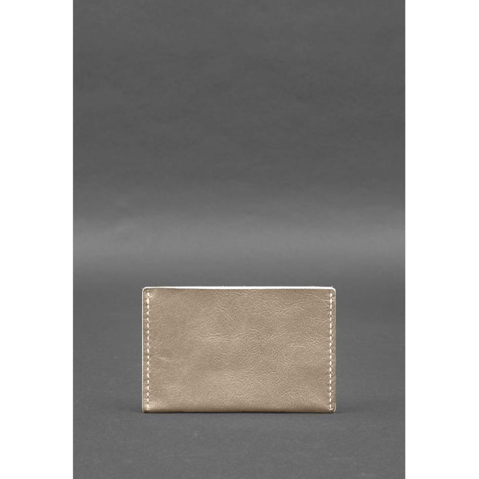 Шкіряна обкладинка-органайзер для документів 6.2 світло-бежевий краст