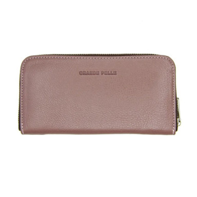 Wallet with zipper Grande Pelle Serpente 532665 glossy leather powder