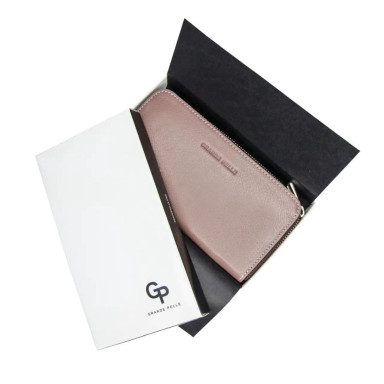 Wallet with zipper Grande Pelle Serpente 532665 glossy leather powder