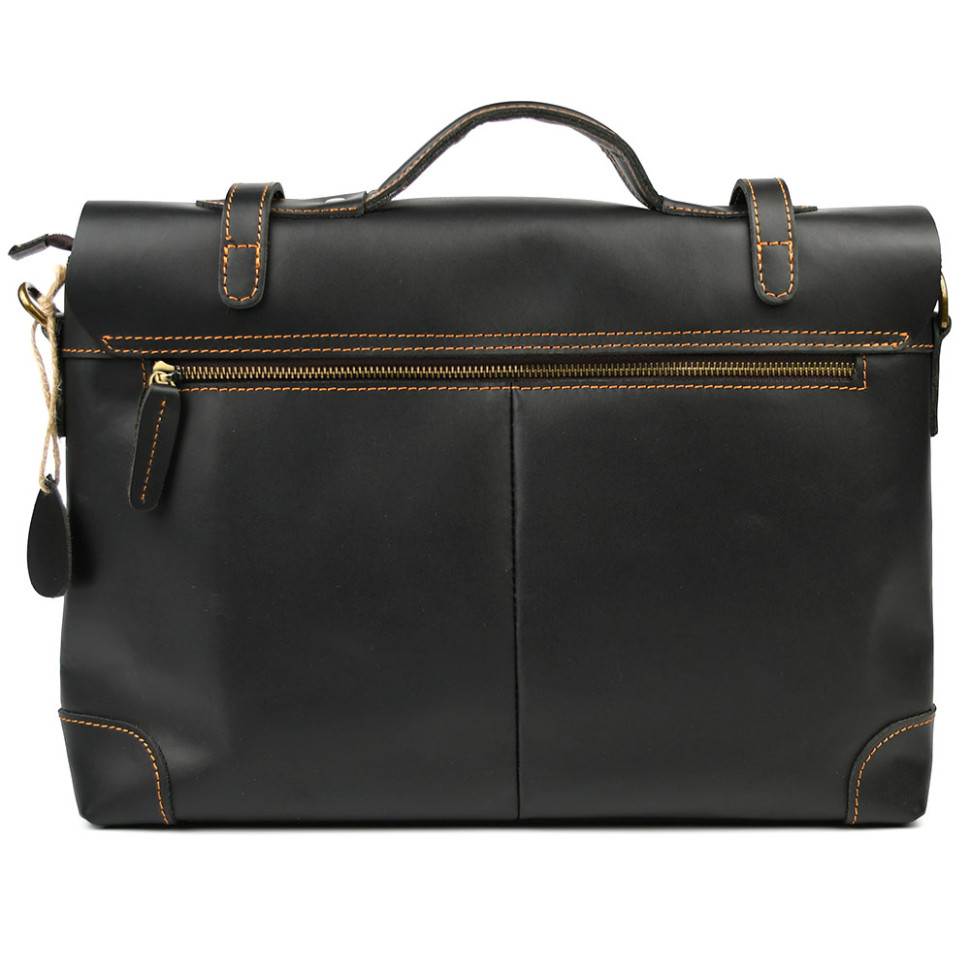 Чоловік шкіряний портфель, сумка, ретро-стиль 7082R кінська шкіра