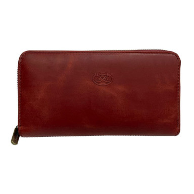 Leather wallet Arno 2250 rosso red
