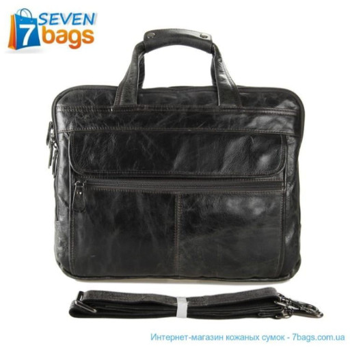 Шкіряна сумка JD7146J, бріфкейс, дорожня сумка, сіра