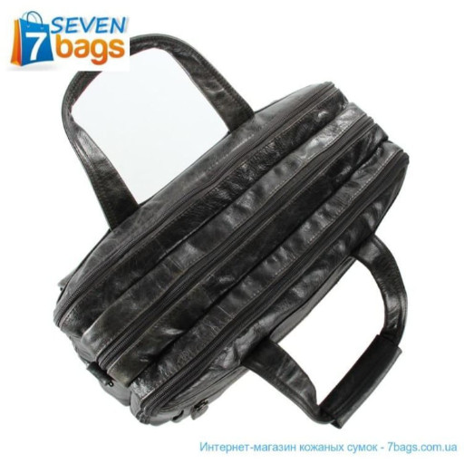 Шкіряна сумка JD7146J, бріфкейс, дорожня сумка, сіра