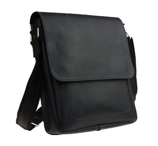 Сумка чоловіча шкіряна на плече SULLIVAN 354119(38) чорна