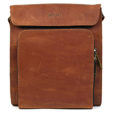 Mens leather shoulder bag RB-30272-3md TARWA