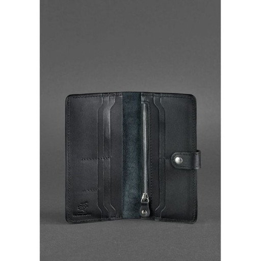 Шкіряне портмоне 7.0 чорне