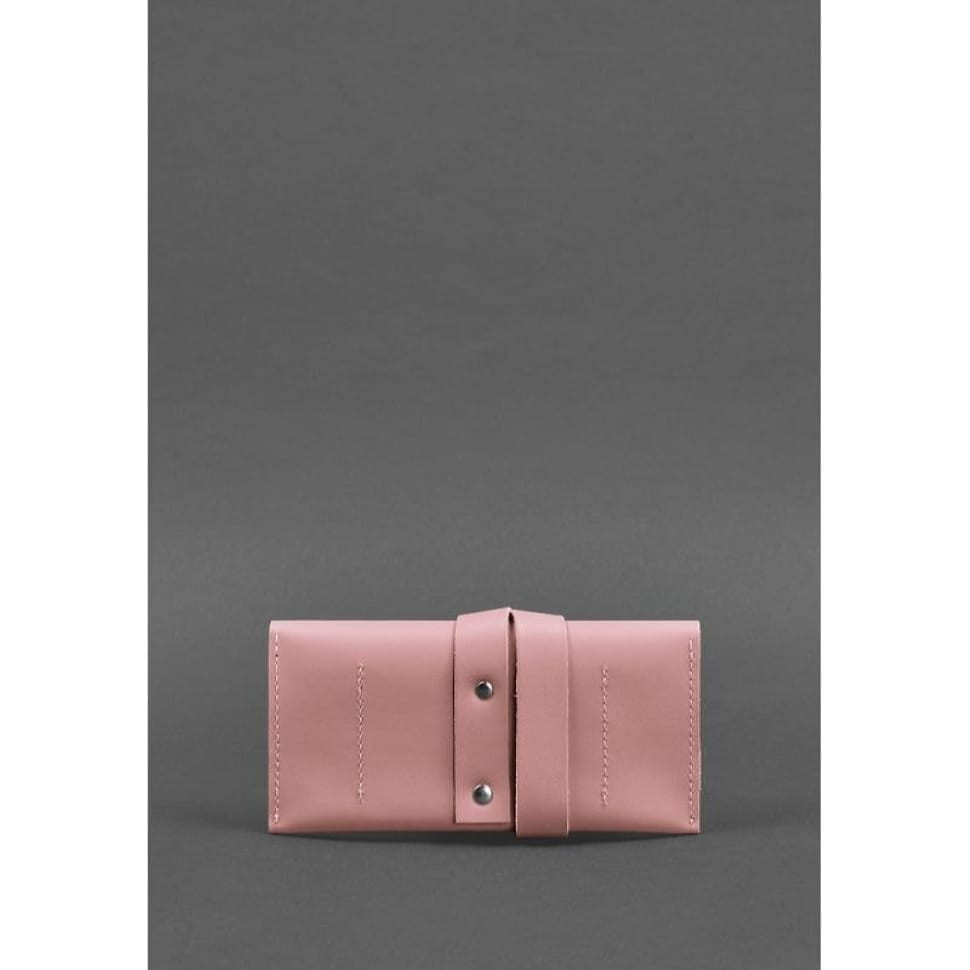 Шкіряний чохол для смартфона рожевий