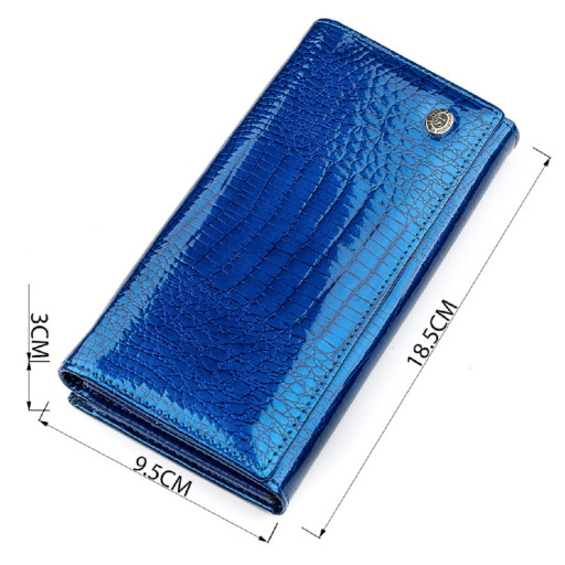 Гаманець жіночий ST Leather 18394 (S3001A) місткий Синій