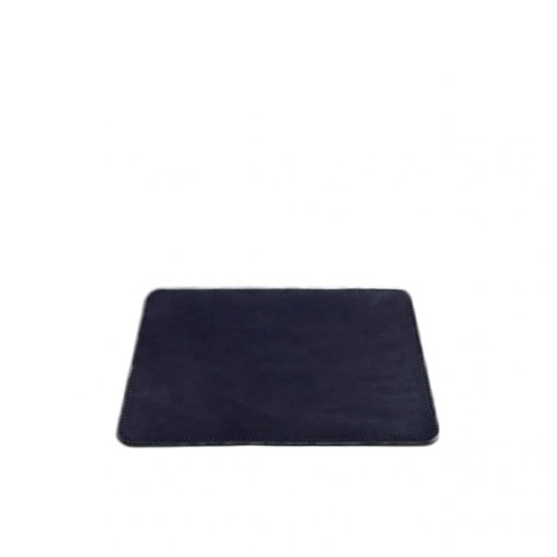 Килимок для мишки з натуральної шкіри 1.0 темно-синій краст