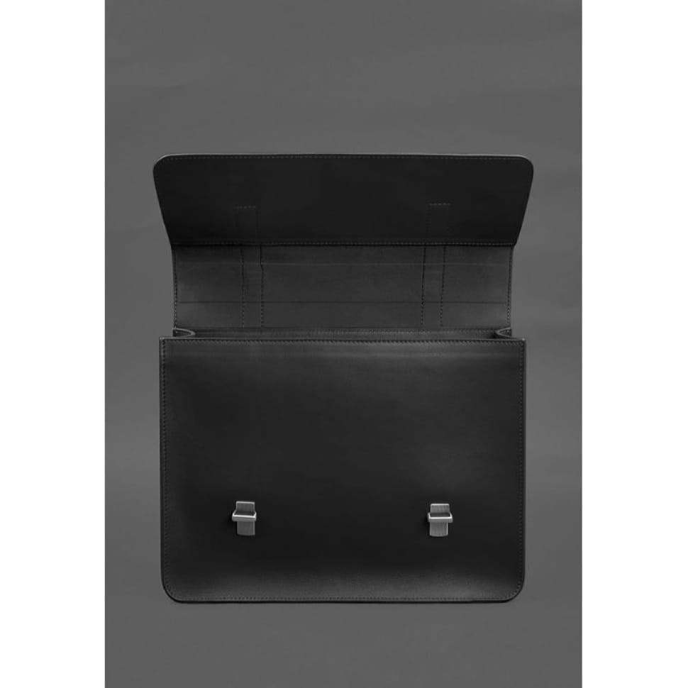 Шкіряна сумка-портфель Porte чорний