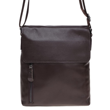 Men's leather bag Borsa Leather K17859-brown